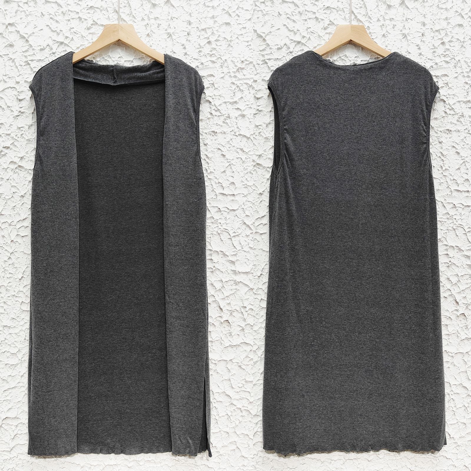 Long Loose-Fit Vest Top
