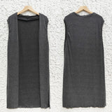Long Loose-Fit Vest Top