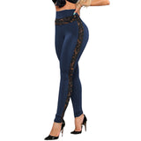Lace Stitching Hip Lifting Yoga Pants