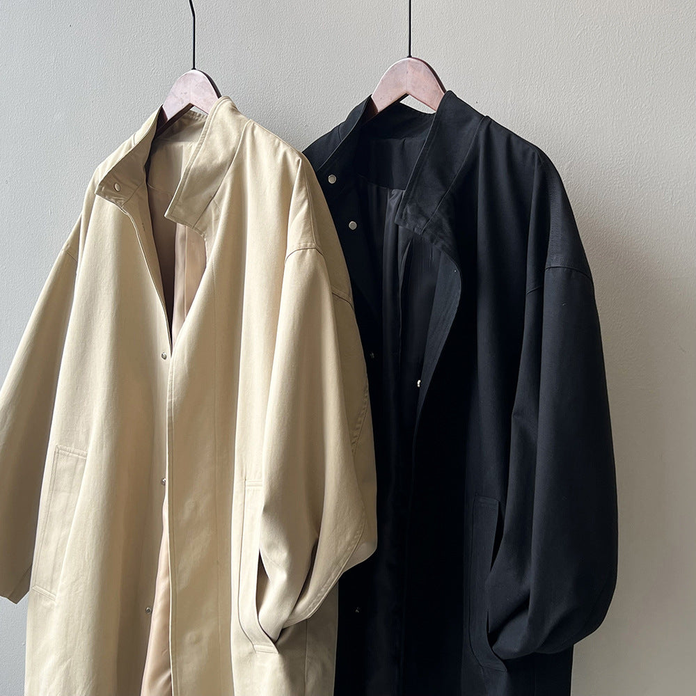 Manteau mi-long à col montant Tooling