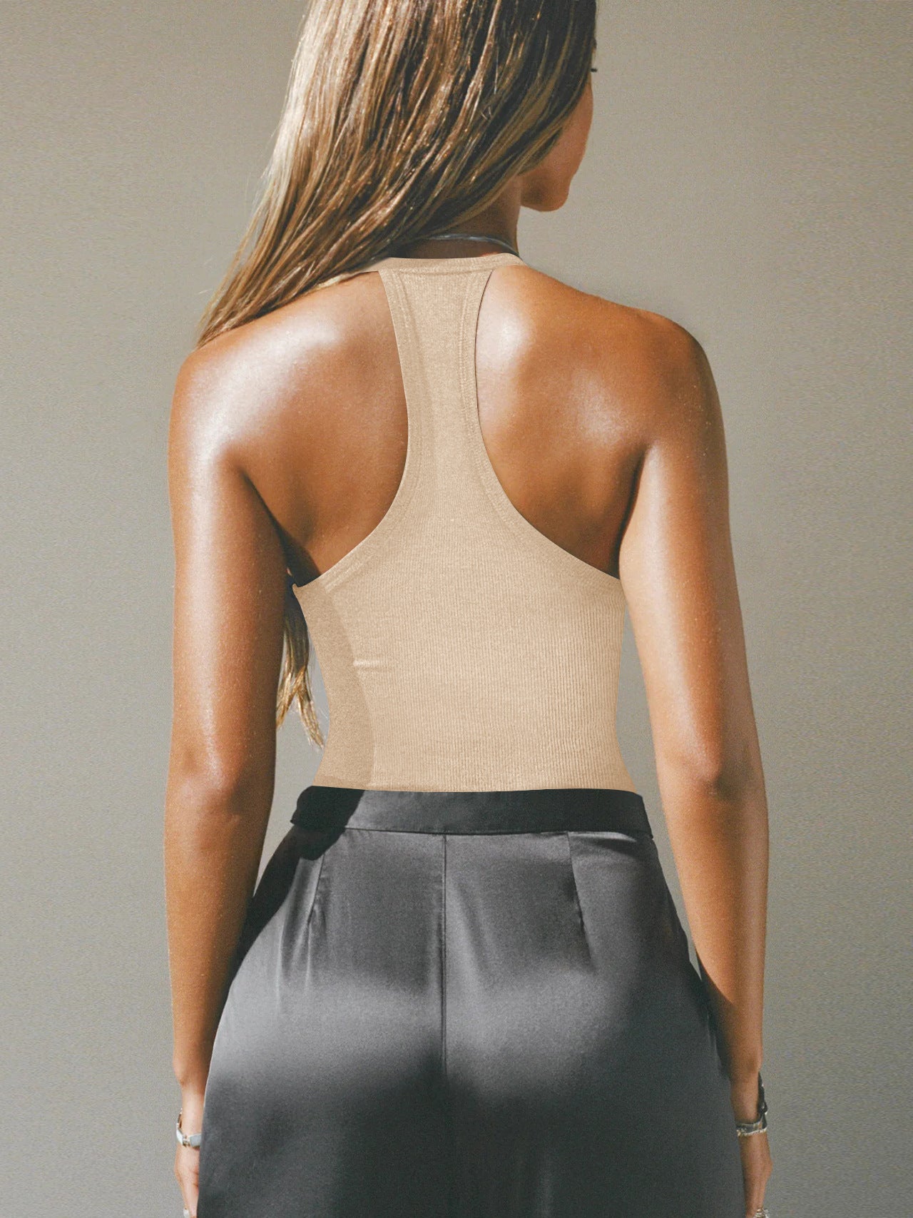 Gilet court sexy en forme de cœur pour femme