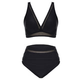 Robe de plage bikini fendue en dentelle froncée