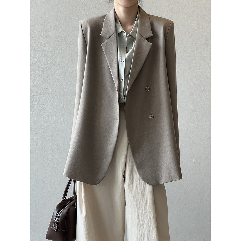 Asymmetrischer Blazer mit Rückenschlitz für Damen