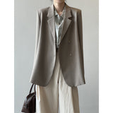 Asymmetrischer Blazer mit Rückenschlitz für Damen