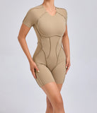 Short Sleeve Tight Sports Yoga Suit