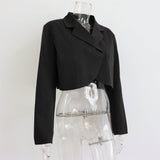 Sexy Crop-Blazer für Damen