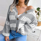 Cardigan à manches lanternes design