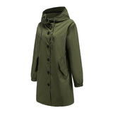 Waterproof Long Anorak Trench Coat