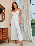 Sexy Spaghetti Strap V-Neck Sleeveless Maxi Dress