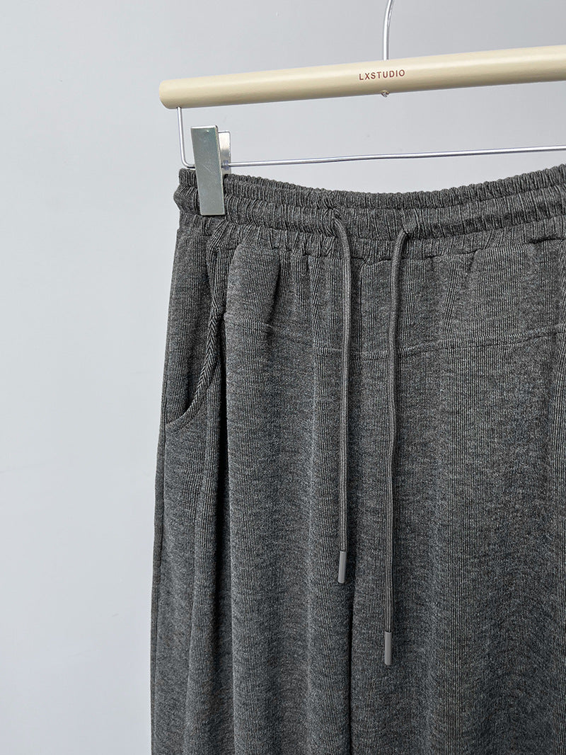Hooded Sweater Wide Leg Pants Set