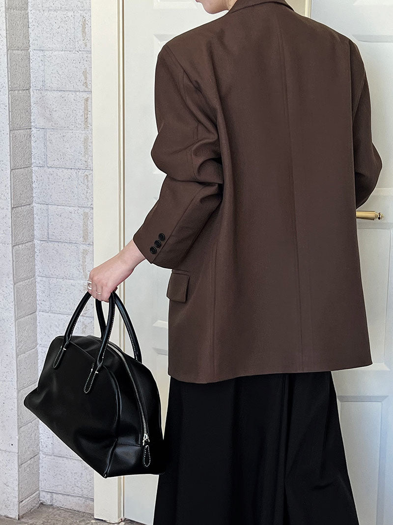 Korean Retro Long Sleeve Blazer