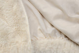 Plüsch-Strickjacke mit Kapuze und Reißverschluss für Damen