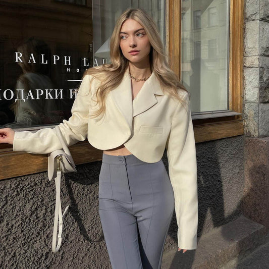 Sexy Crop-Blazer für Damen