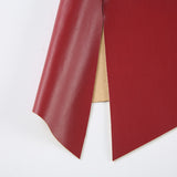 Asymmetrische Neckholder-Weste aus Leder mit Metallring