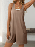 Backless Sleeveless Casual Jumpsuit