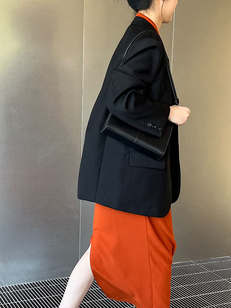 Korean Retro Long Sleeve Blazer