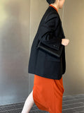 Korean Retro Long Sleeve Blazer