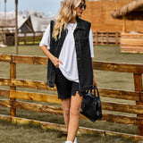 Casual Denim Waistcoat
