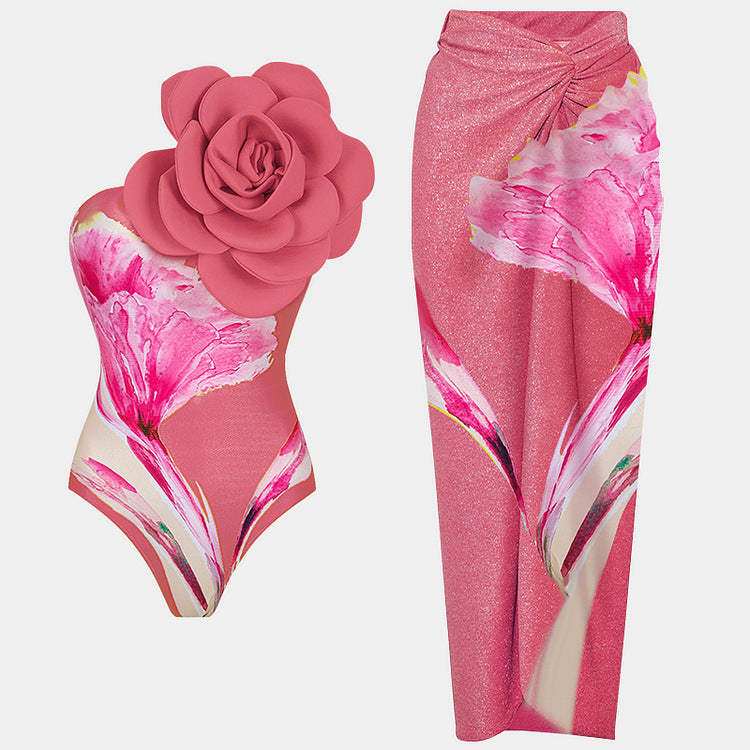 Pink Flower Suit