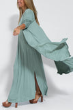Cardigan Coat and Solid Dress Set for Women