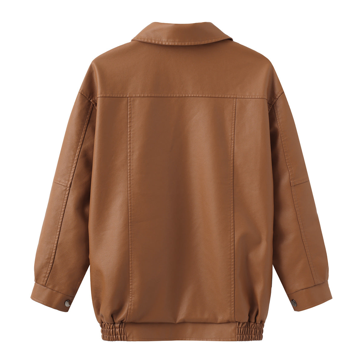Oversize-Lederjacke für Damen