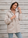 Fur Lined Hooded Zipper Coat – Ultra-Warm & Stylish Winter Jacket