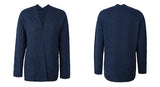Twist Pocket Mid-Length Knitted Cardigan Coat