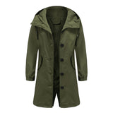 Waterproof Long Anorak Trench Coat