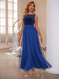 Damen Swingkleid mit Flash-Mesh-Nähten