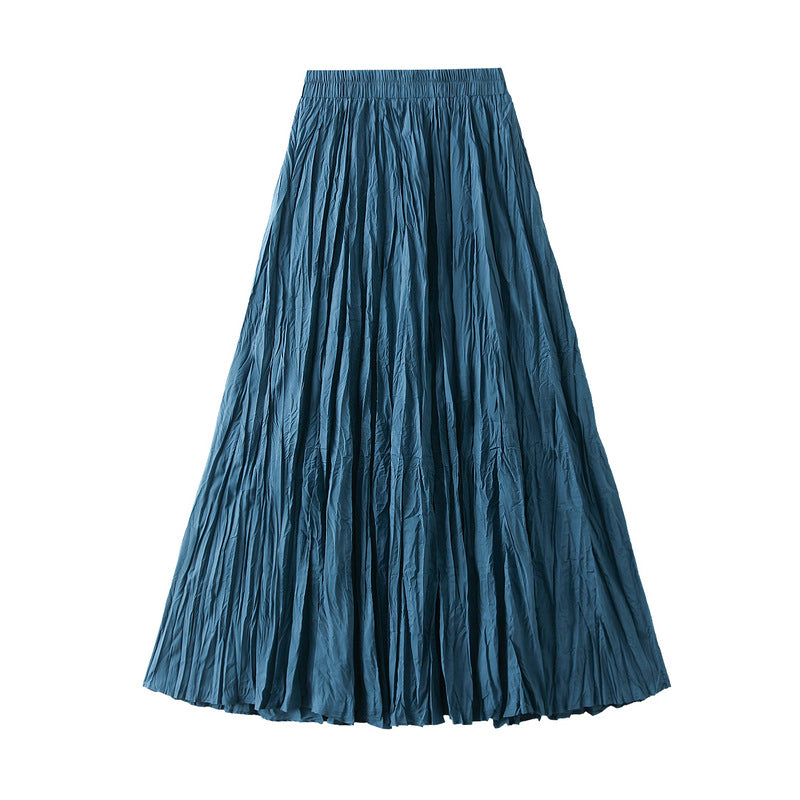 Jupe trapèze plissée Streamer pour femme